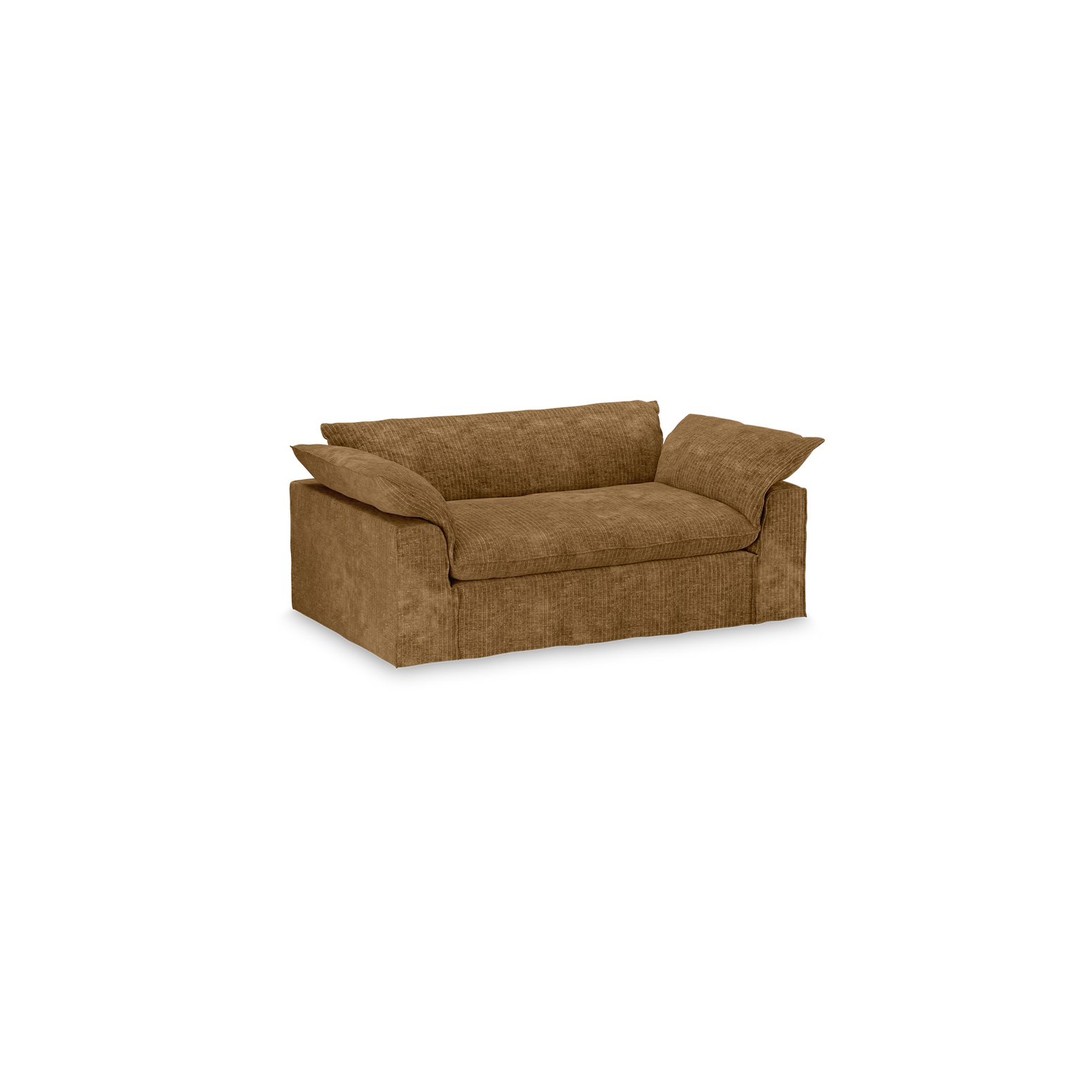 Sofa Nomad Couch toseter (204 cm) fra HKliving. Tekstil: Corduroy Velvet - Aged Gold
