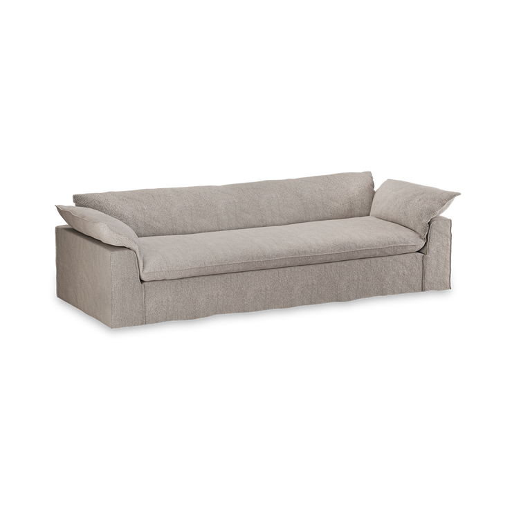 Sofa Nomad Couch fireseter (305 cm) fra HKliving. Tekstil: Sneak - Light Grey