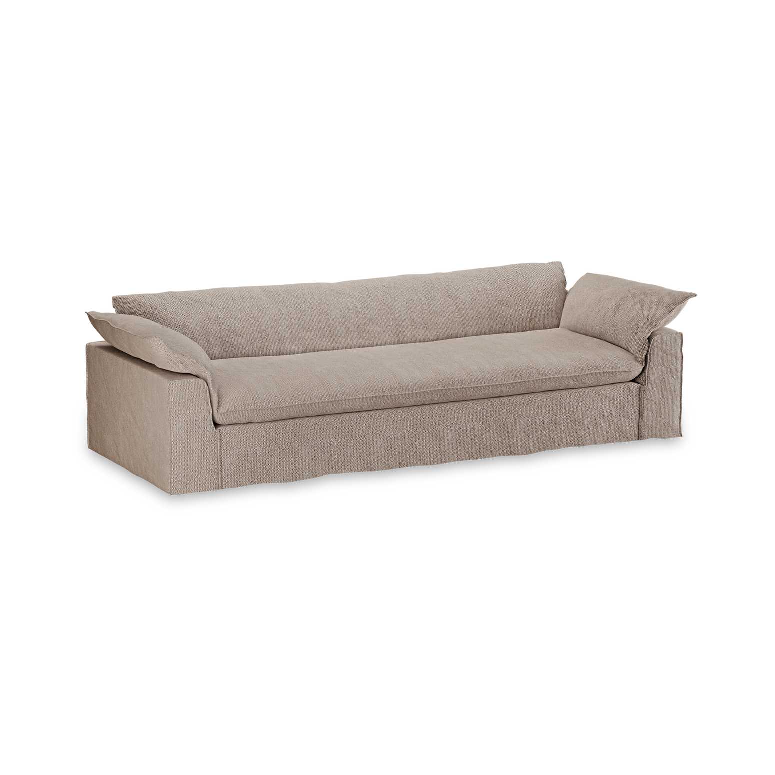 Sofa Nomad Couch fireseter (305 cm) fra HKliving. Tekstil: Sneak - Beige