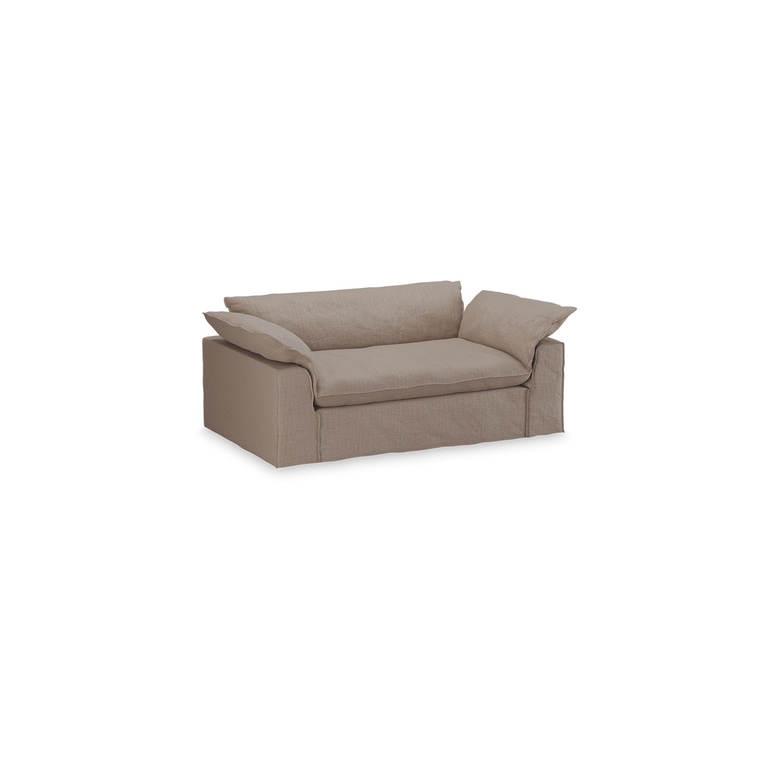 Sofa Nomad Couch toseter (204 cm) fra HKliving. Tekstil: Pure - Earth