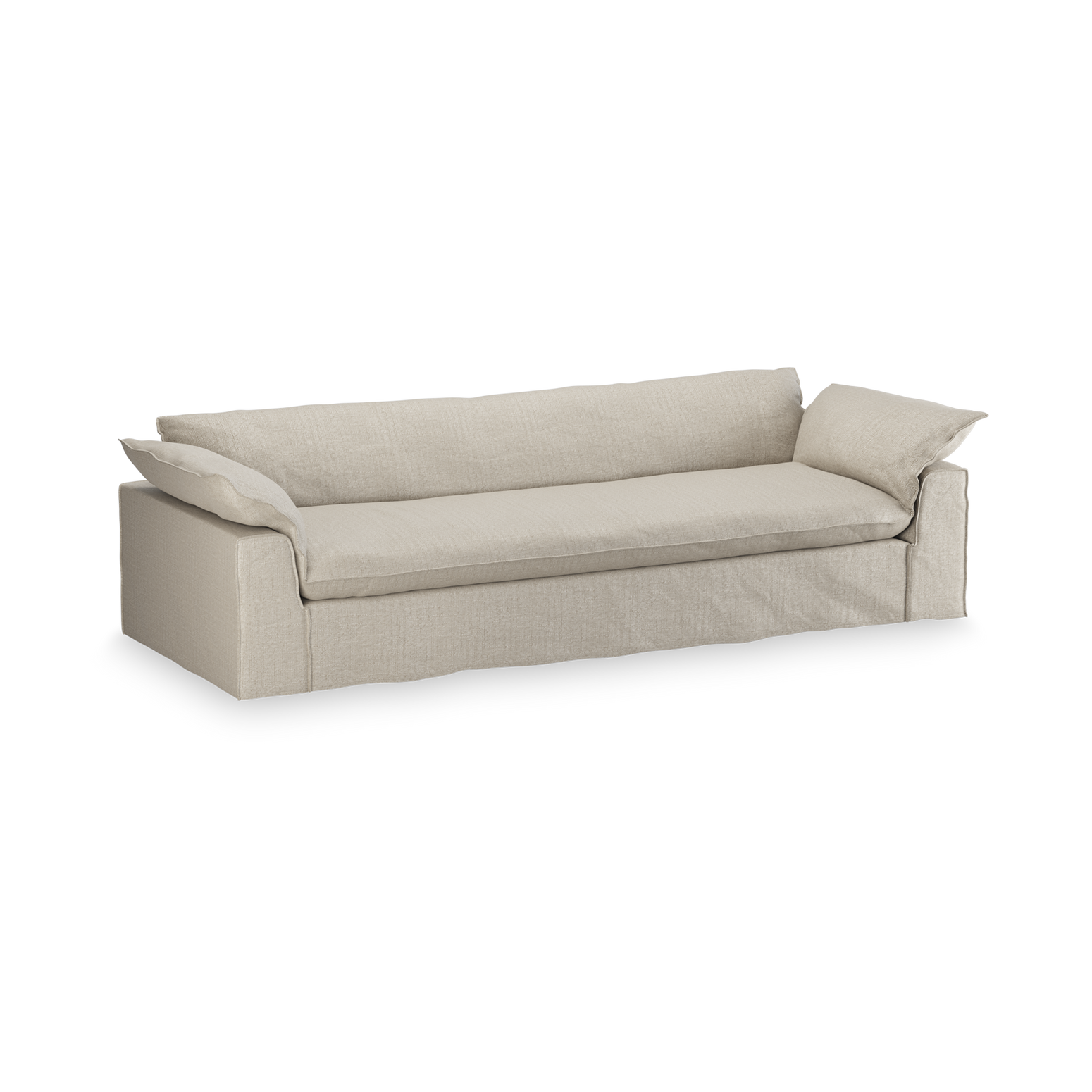 Sofa Nomad Couch fireseter (305 cm) fra HKliving. Tekstil: Pure - Ivory