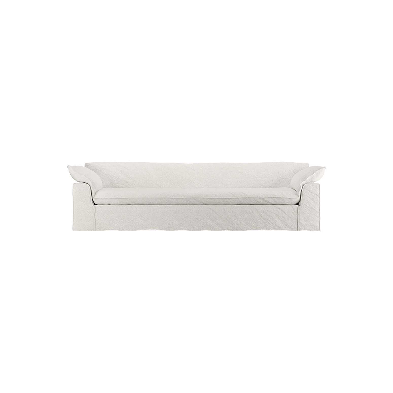 Sofa Nomad Couch fireseter (305 cm) fra HKliving. Tekstil: Boucle - Cream