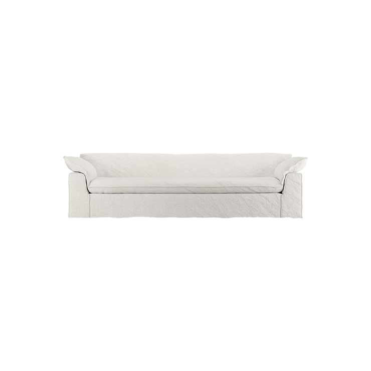 Sofa Nomad Couch fireseter (305 cm) fra HKliving. Tekstil: Boucle - Cream