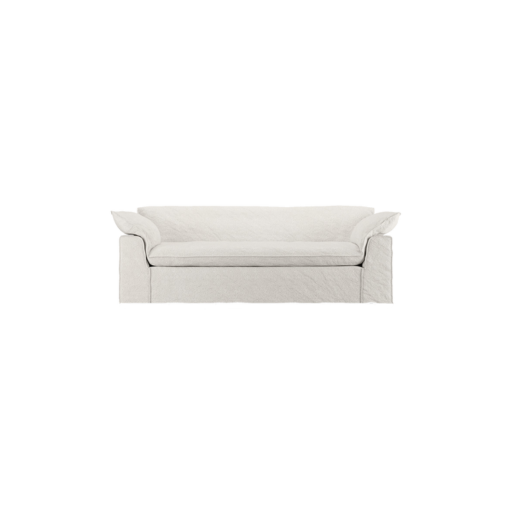 Sofa Nomad Couch treseter (244 cm) fra HKliving. Tekstil: Boucle - Cream