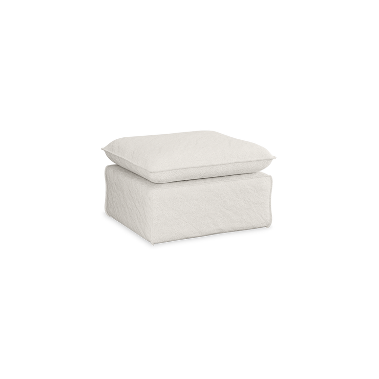 Puff Nomad Hocker fra HKliving. Tekstil: Bouclé - Cream