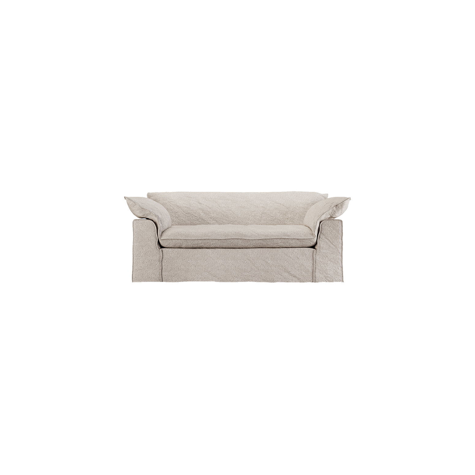 Sofa Nomad Couch toseter (204 cm) fra HKliving. Tekstil: Bouclé - Taupe