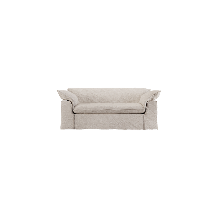 Sofa Nomad Couch toseter (204 cm) fra HKliving. Tekstil: Bouclé - Taupe