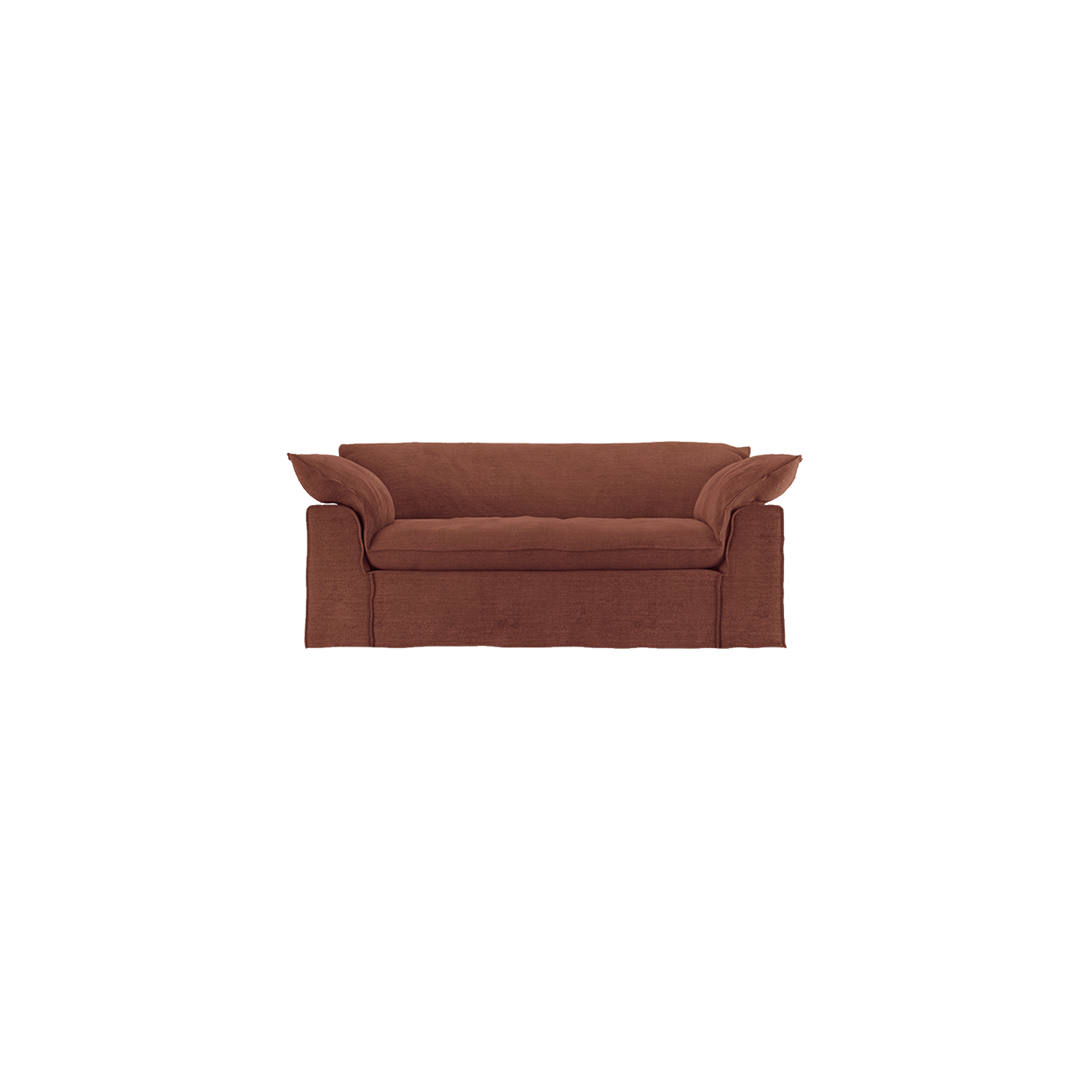 Sofa Nomad Couch toseter (204 cm) fra HKliving. Tekstil: Royal Velvet - Magnolia