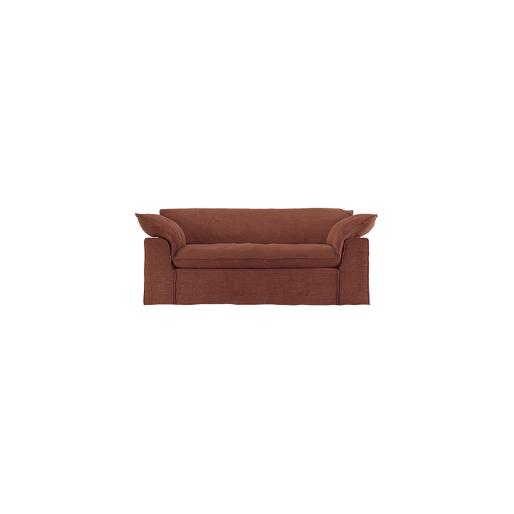 Sofa Nomad Couch toseter (204 cm) fra HKliving. Tekstil: Royal Velvet - Magnolia