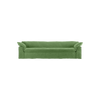 Sofa Nomad Couch fireseter (305 cm) fra HKliving. Tekstil: Royal Velvet - Green