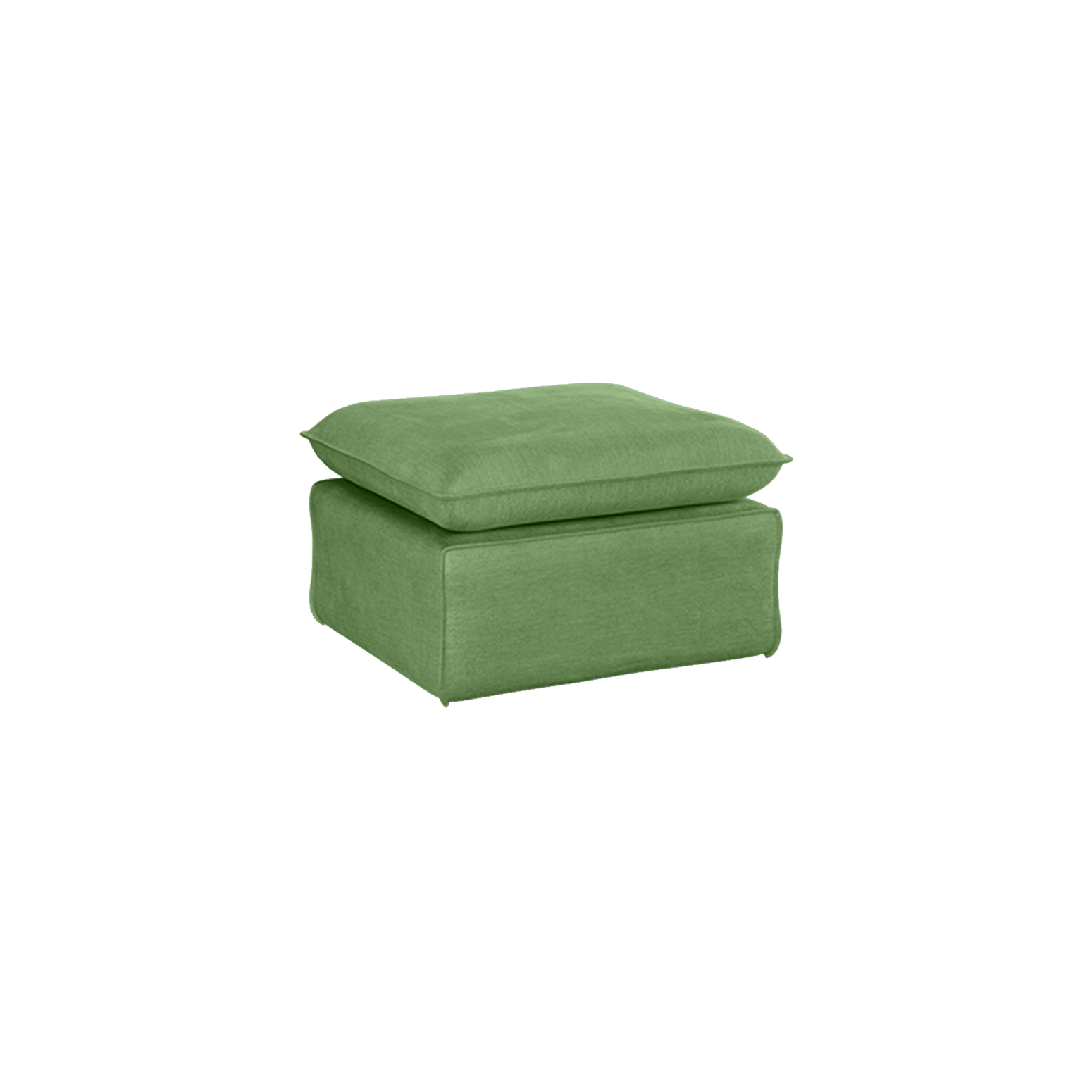 Puff Nomad Hocker fra HKliving. Tekstil: 
 Royal Velvet - Green