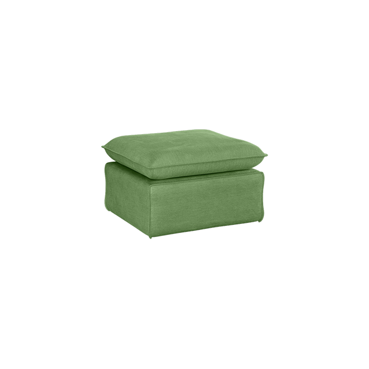 Puff Nomad Hocker fra HKliving. Tekstil: 
 Royal Velvet - Green