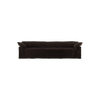 Sofa Nomad Couch fireseter (305 cm) fra HKliving. Tekstil: Royal Velvet - Espresso