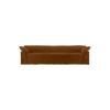 Sofa Nomad Couch fireseter (305 cm) fra HKliving. Tekstil: Royal Velvet - Caramel
