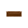 Sofa Nomad Couch treseter (244 cm) fra HKliving. Tekstil: Royal Velvet - Caramel