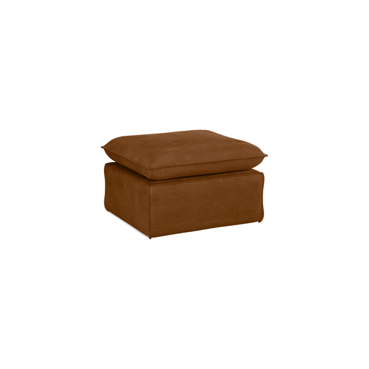 Puff Nomad Hocker fra HKliving. Tekstil: Royal Velvet - Caramel