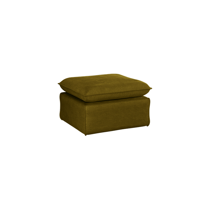 Puff Nomad Hocker fra HKliving. Tekstil: Royal Velvet - Olive