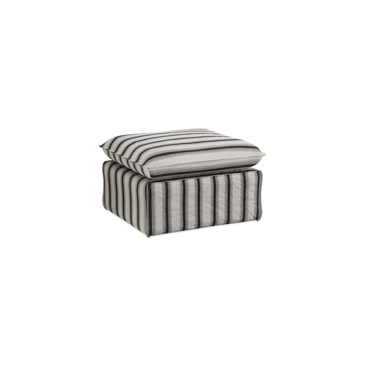 Puff Nomad Hocker fra HKliving. Tekstil: Rocco Chalkstripe