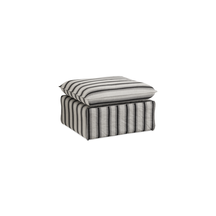 Puff Nomad Hocker fra HKliving. Tekstil: Rocco Chalkstripe