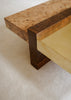Kvadratisk sofabord Cresta Lounge Table i burl / rotfiner fra OsloDeco