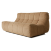 Lav loungesofa Lazy Lounge Bench fra HK Living i tekstilet Corduroy Rib Brown.