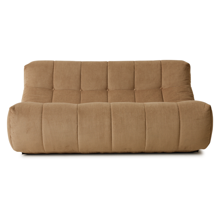 Lav loungesofa Lazy Lounge Bench fra HK Living, sett forfra