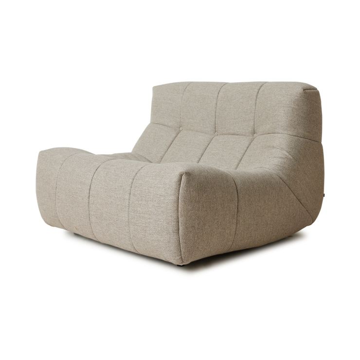 Lenestolen Lazy Lounge Chair fra HK Living i tekstilet Outdoor Natural