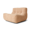 Lenestolen Lazy Lounge Chair fra HK Living i tekstilet Frizz Beige