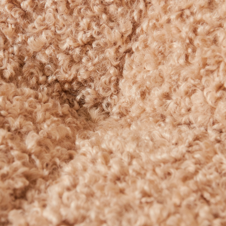 Lenestolen Lazy Lounge Chair fra HK Living i tekstilet Frizz Beige