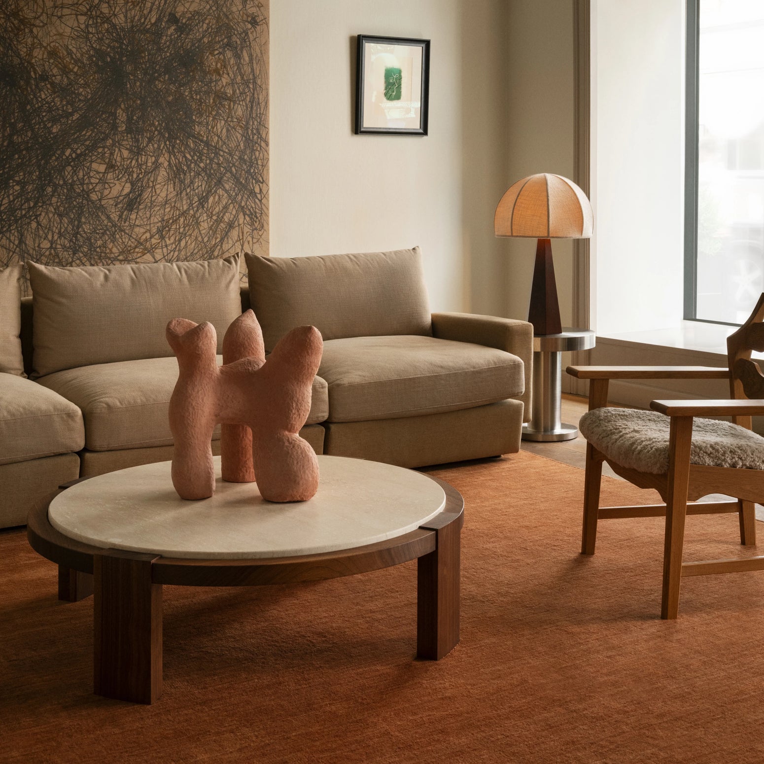 Palette rug - farge Rust