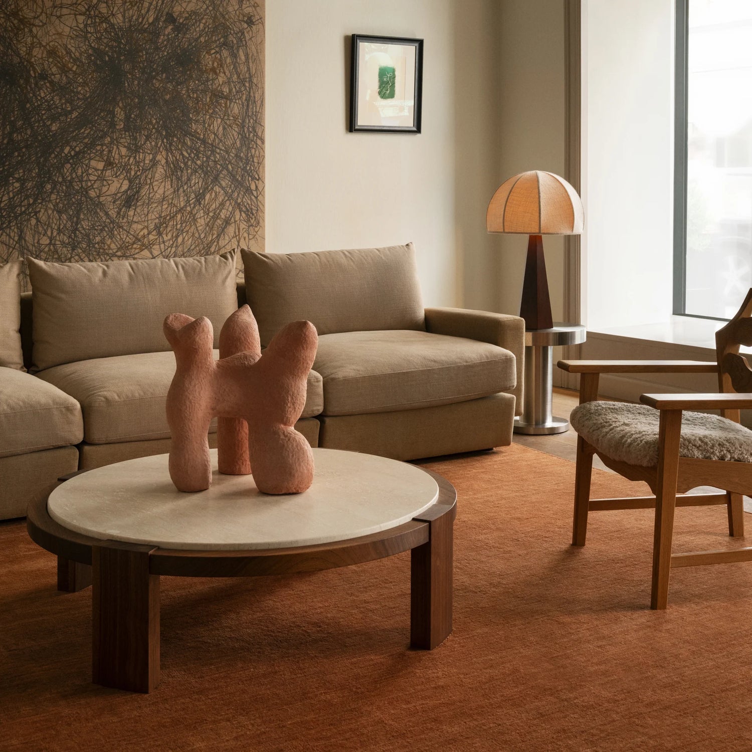 Palette rug - farge Rust