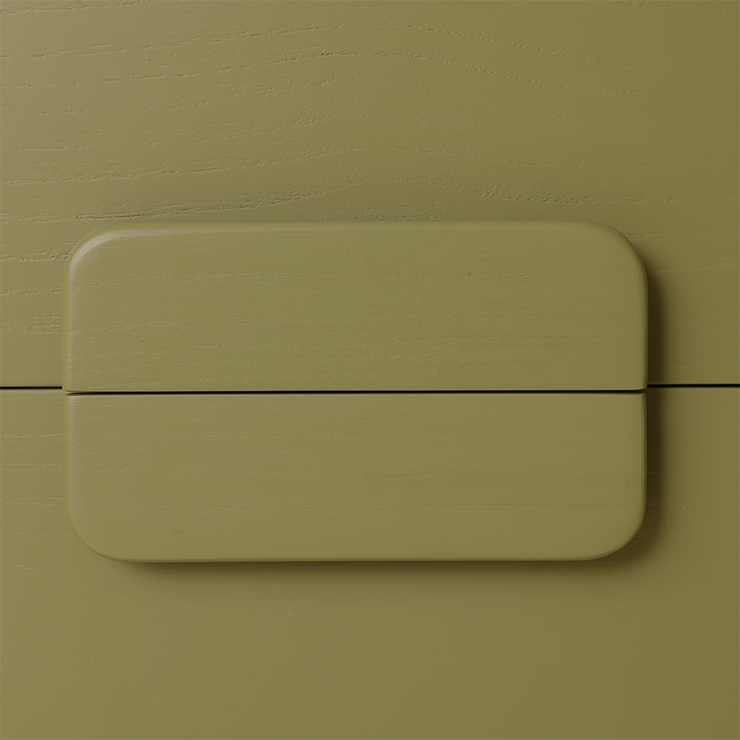 Kommoden Spacious Drawer Cabinet fra HK Living i grønn/ Army Green.