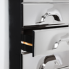 Skuffeseksjonen Chest fra HK Living i fargen Chrome med seks skuffer.