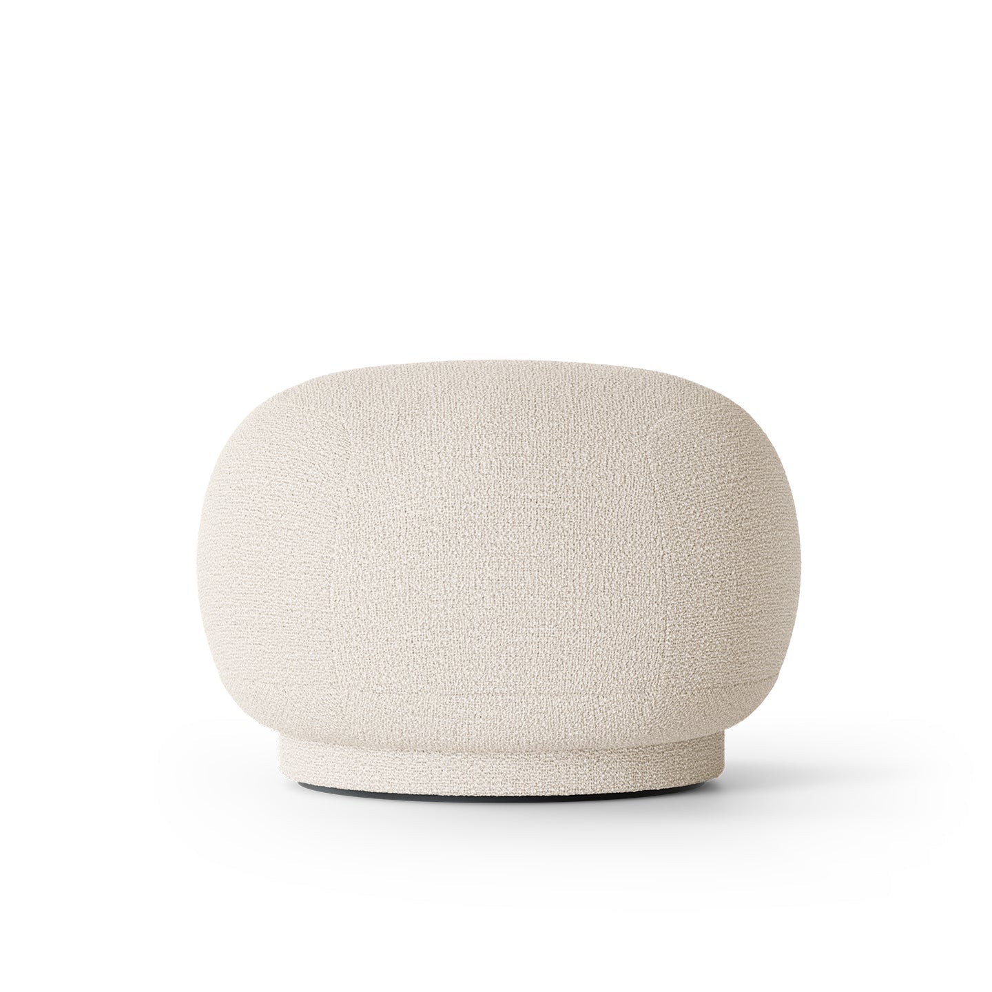 Puff Rico Pouf fra Ferm Living i tekstilet Bouclé i fargen Off-White