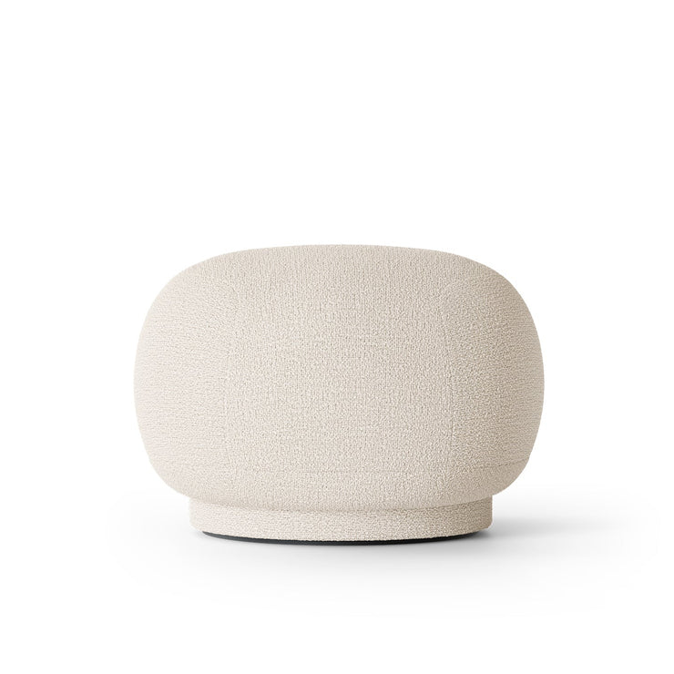 Puff Rico Pouf fra Ferm Living i tekstilet Bouclé i fargen Off-White