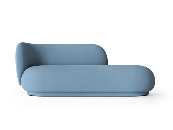 Lyseblå Rico divan i tekstil Tonus, farge light blue (Prisgruppe 4)