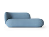 Lyseblå Rico divan i tekstil Tonus, farge light blue (Prisgruppe 4)
