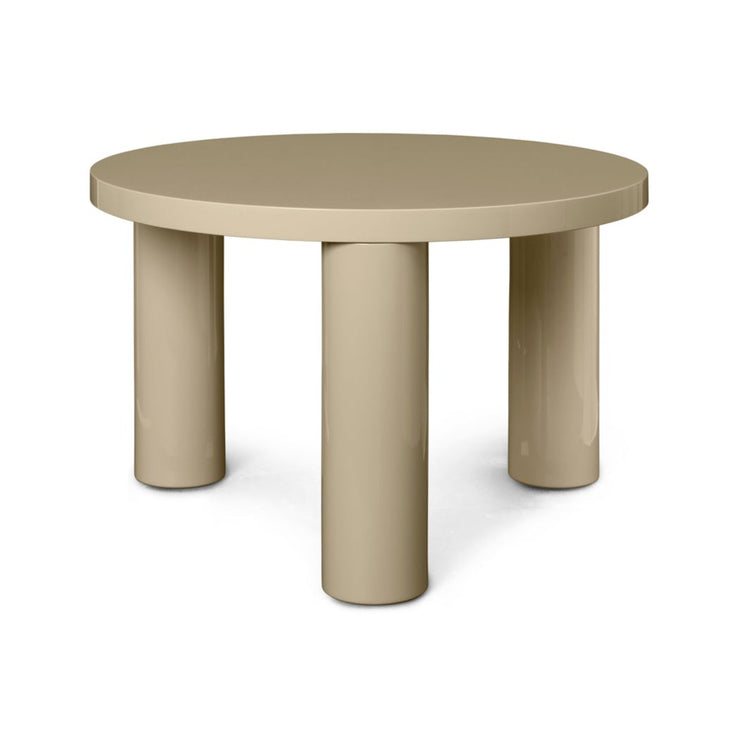 Sofabord Post Coffee Table High Gloss fra Ferm Living i fargen Cashmere.