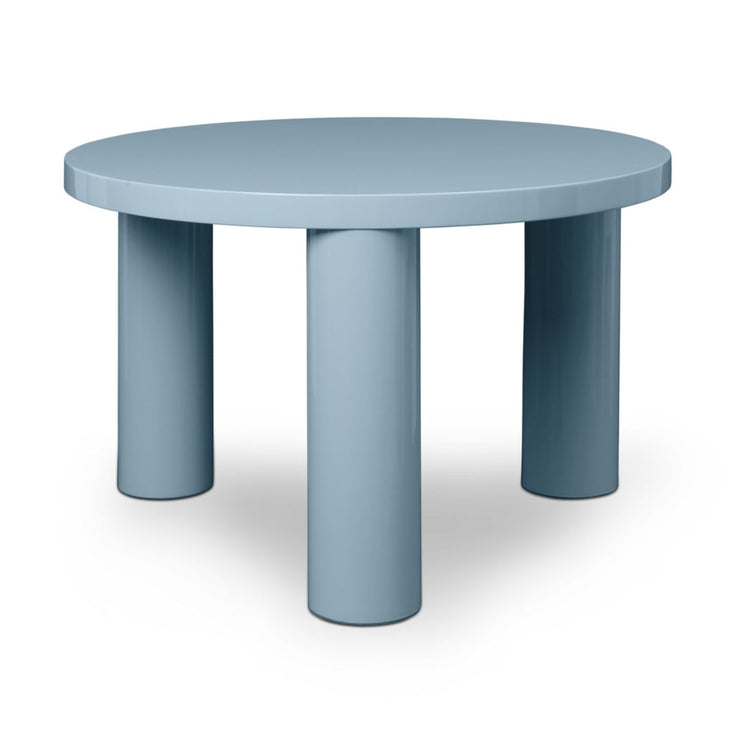 Sofabord Post Coffee Table High Gloss fra Ferm Living i fargen Ice Blue.