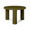 Sofabord Post Coffee Table High Gloss fra Ferm Living i fargen Olive.