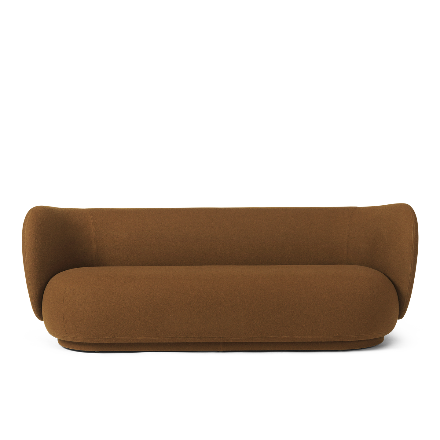 Sofa Rico 3 seter fra Ferm Living i tekstilet Tonus i fargen 364 Sugar Kelp