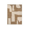 Teppet Piece Rug fra Ferm Living i størrelsen 140x200 cm i fargen Off-White/Toffee.