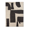 Teppet Piece Rug fra Ferm Living i størrelsen 200x300 cm i fargen Off-White/Coffee.