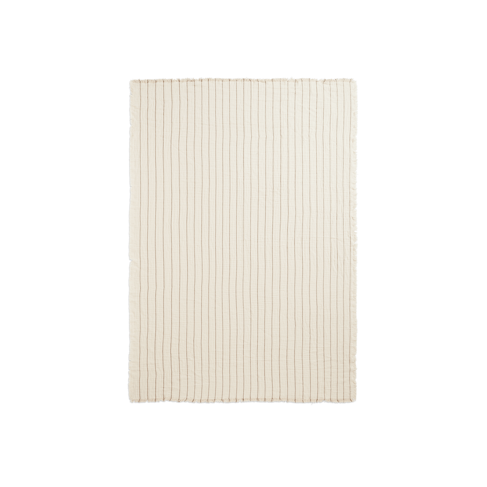 Sengeteppe Aires fra Ferm Living til enkeltseng i Off-white