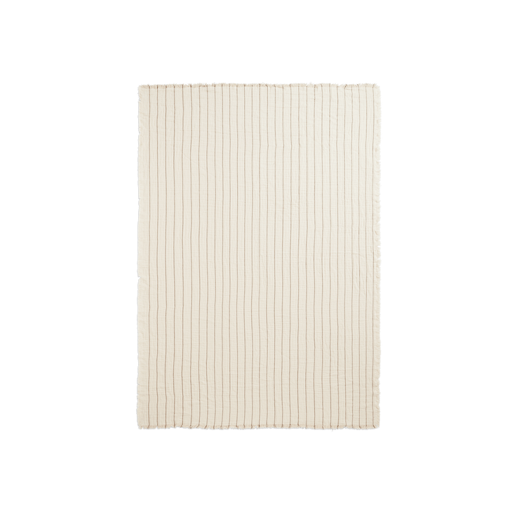 Sengeteppe Aires fra Ferm Living til enkeltseng i Off-white