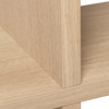 Bokhylle Kona Bookcase fra Ferm Living i naturfarget eikefiner