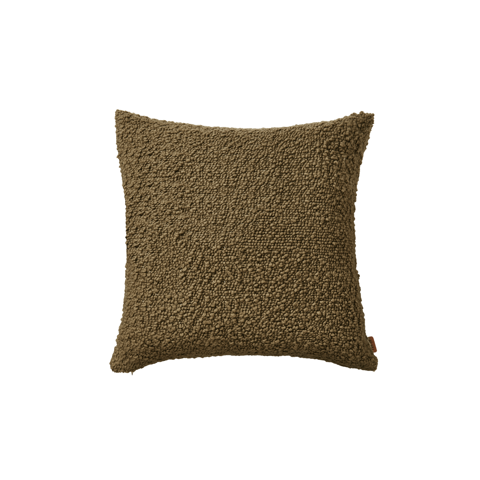 Pute Moor Cushion fra Ferm Living i fargen Olive/ olivengrønn.