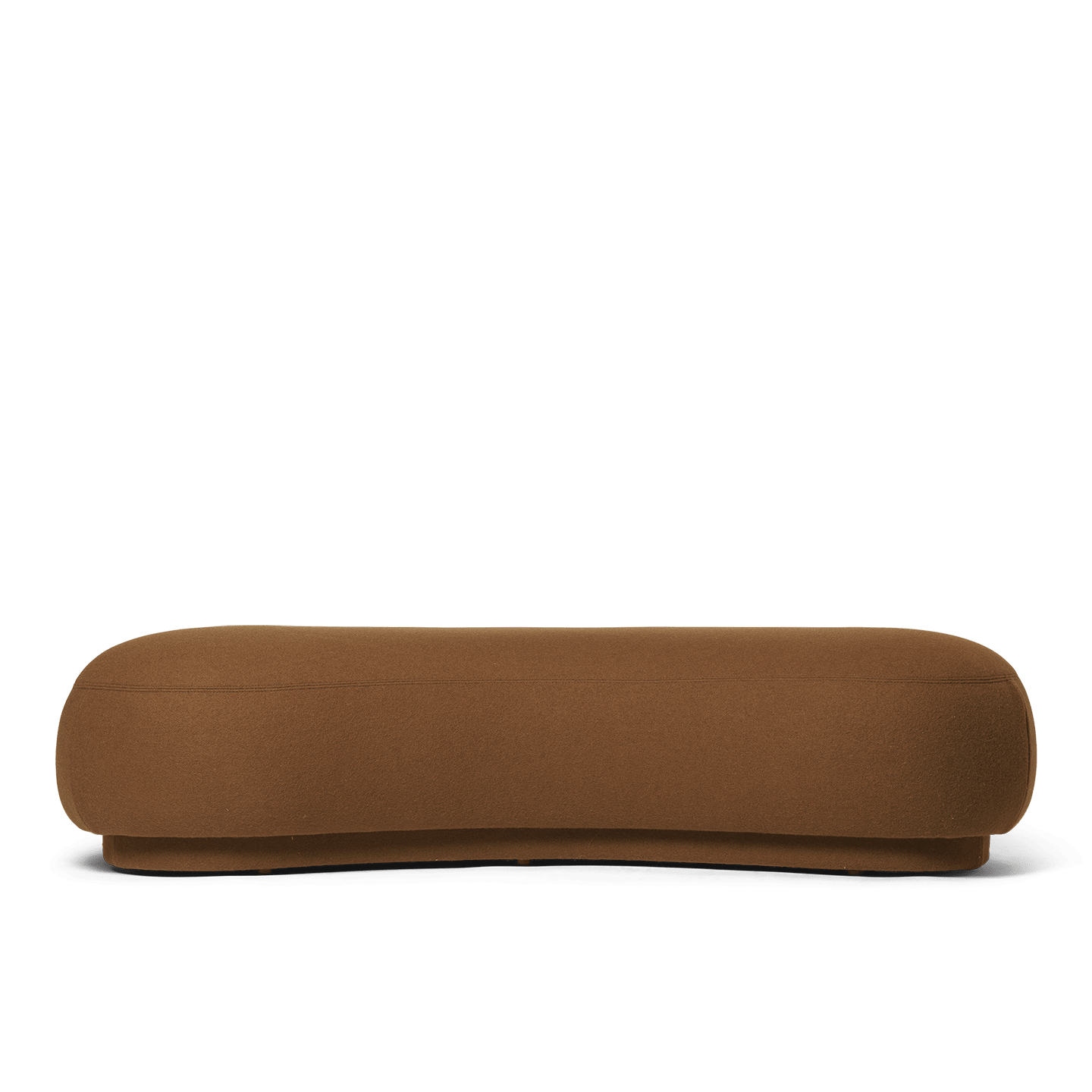 Puff Rico Lounger Ottoman fra Ferm Living i tekstilet Tonus i fargen Sugar Kelp
