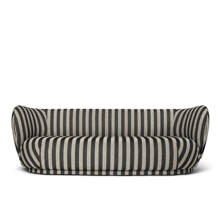 Sofa Rico Lounger fra Ferm Living i det stripete tekstilet Louisiana