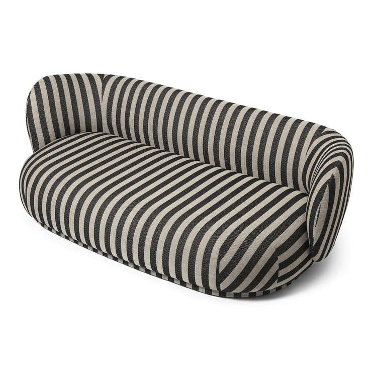 Sofa Rico Lounger fra Ferm Living i det stripete tekstilet Louisiana